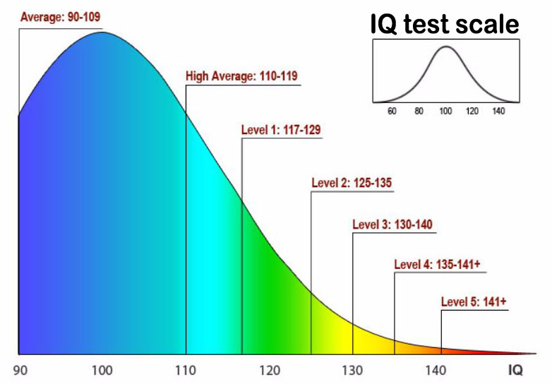 Iq Scale Chart By Age